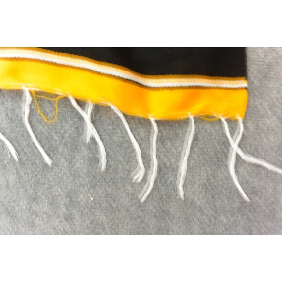 Boston Bruins NHL Black Gold Fleece Throw Blanket Poncho Shawl Pullover - Picture 5 of 5